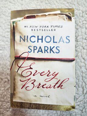Nicholas Sparks Every Breath Paperback 2019 Trade PB Fiction Novel Romance